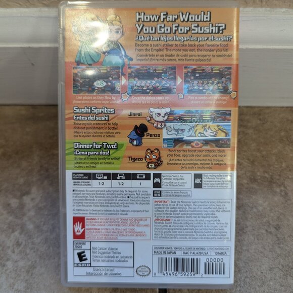 Sushi Striker - The Way of Sushido - Nintendo Switch - Physical Cartridge Game - Picture 7 of 7